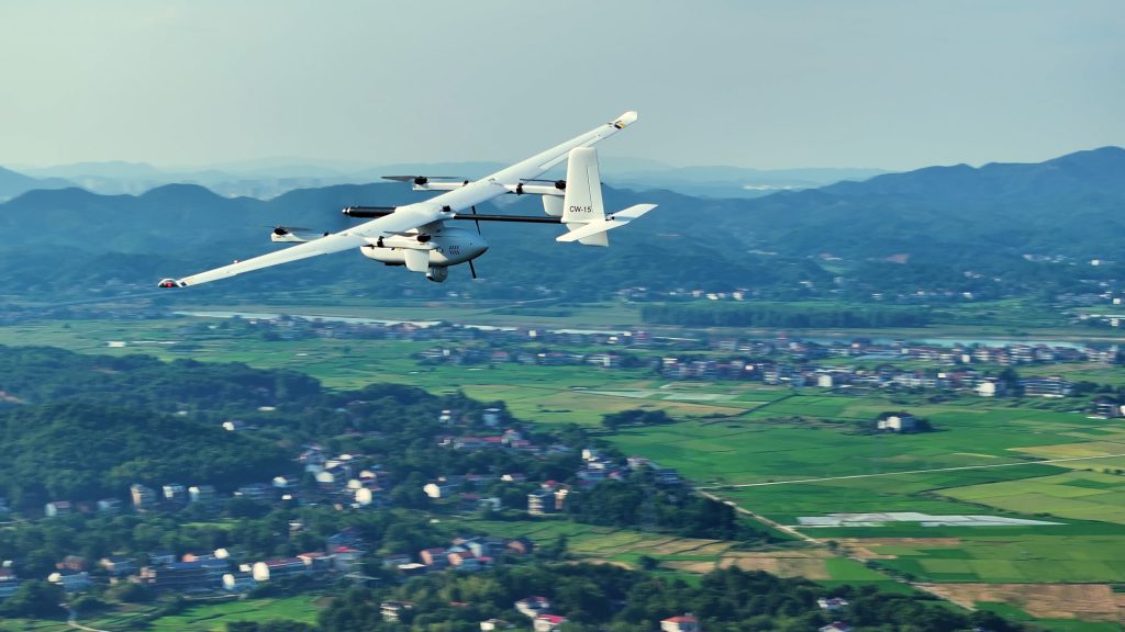 JOUAV's CW-15 for topographic surveying