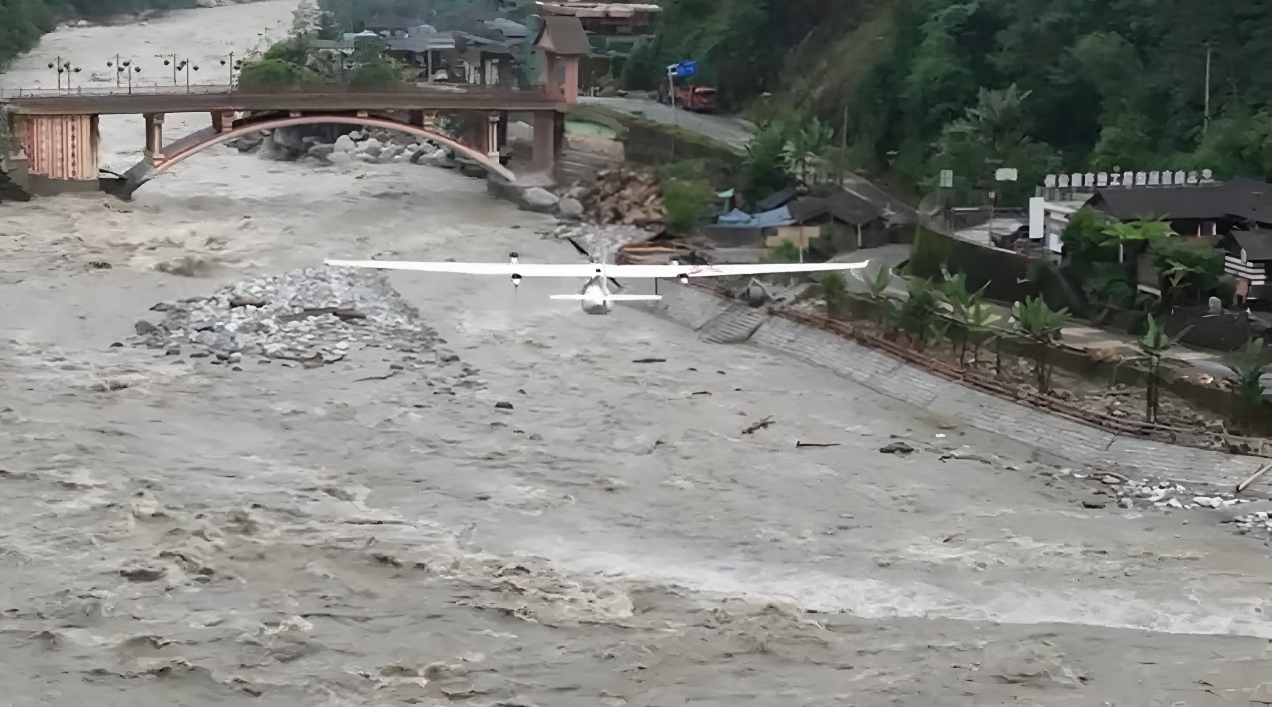 CW-15 in Yunnan Nujiang flood mapping