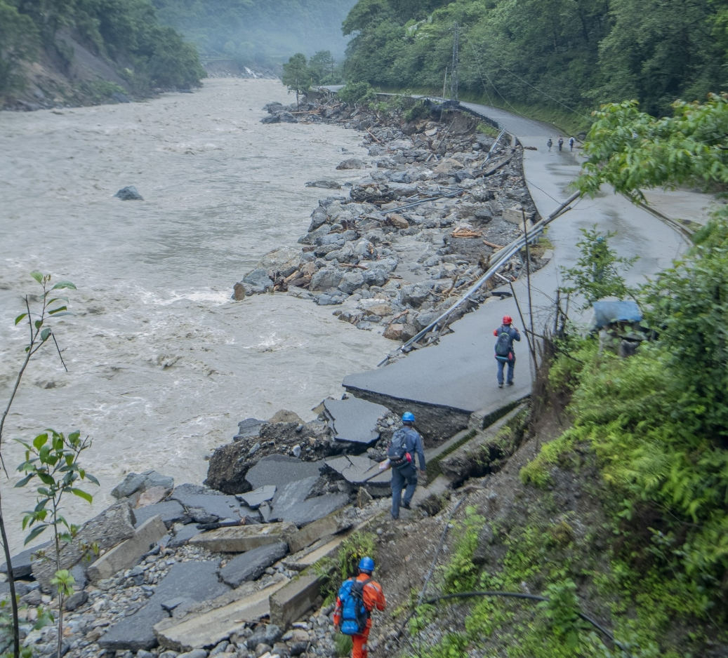 Yunnan Nujiang flood