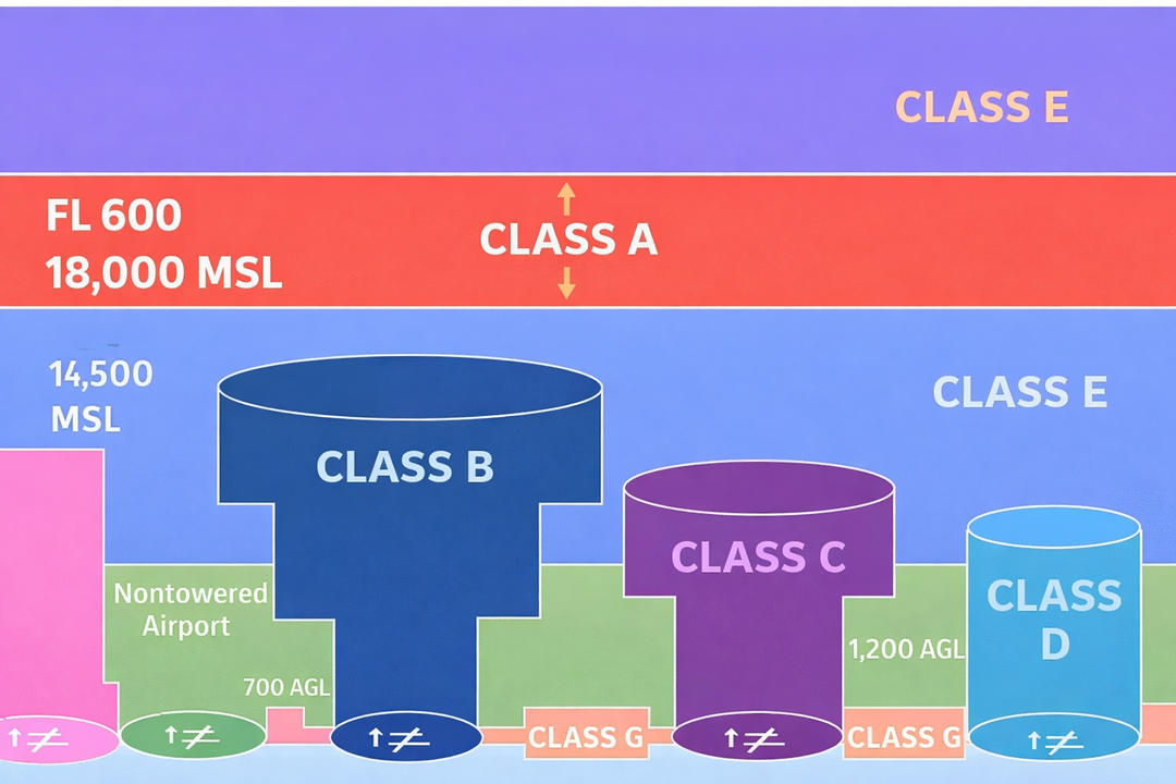 what is class E airspace